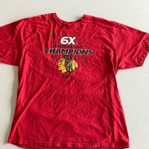 Reebok Chicago blackhawks tshirt